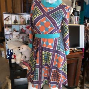 Colorful vintage dress